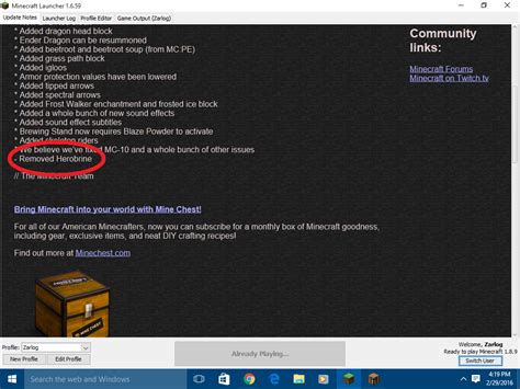 minecraft herobrine|minecraft changelog removed herobrine.